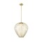 Z-Lite Savanti Pendant, 1-Light, 18 In.W x 19.5 In.H, Modern Gold/White Opal 7507-18MGLD - alternate 6